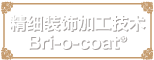 精细装饰加工技术Bri-o-coat®